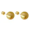 Aretes de Bola Exquisitos con Dibujo de Alambre Estilo Coreano Ins para Mujer Lujo Ligero de Alta Gama Elegante Atmosférico Otoño e Invierno Nuevos Aretes