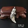 Novo Pingente de Dente de Lobo para Homens, Personalizado e Ousado Ornamento de Dente de Cão Lobo, Dente de Mastiff Protetor Vintage, Presente Versátil para Estudantes
