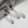 Manija simple moderna manija de aleación de aluminio cromo brillante cepillado fundición a presión manija de gabinete cocina cajón armario mueble manija de puerta