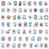 60 pegatinas clásicas de Doraemon con grafiti para maletero de coche, taza de agua, papelería, pegatinas impermeables, venta al por mayor