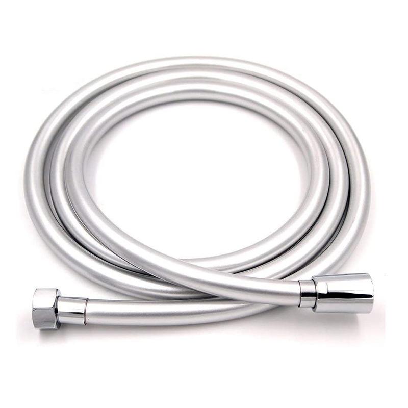 灰色1.5米ＰＶＣ花洒喷头淋浴软管防缠绕手喷软管