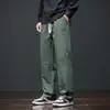Pantalones Casuales para Hombre Otoño Sueltos Deportivos Ropa de Trabajo Pantalones Marca de Moda Estilo Americano Pierna Recta Pantalones Haren Pantalones Rectos