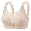 Nuevo Talla Grande Sin Aros Hermoso Top Tubo Espalda Agujero Copa Cómodo Transpirable Sexy Encaje Ajuste Lateral Sujetador