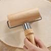 Rodillo de Roble Transfronterizo con Mango Corto, Rodillo de Madera Maciza para Presionar Masa, Herramienta Especial para Hornear para Masa y Envolturas de Empanada