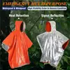 Manta de temperatura constante primeros auxilios equitación manta fría emergencia impermeable de lluvia poncho de lluvia de emergencia aislamiento montañismo salvavidas