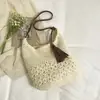 Bolsa de Palha de Ombro Único com Franjas Shuai Mi Jia 2026 Nova Bolsa de Palha Tecida para Verão Estilo Férias na Praia Moda