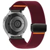 Adecuado para correas de reloj Huawei y Samsung, Correa de reloj tejida de nailon tipo bucle con hebilla magnética deportiva