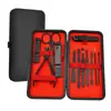 Conjunto de Cortadores de Unha Pronto, Conjunto de Cortadores de Unha, Ferramenta de Manicure Cortador de Unha Clássico Preto e Vermelho, Manicure em Casa