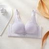 Ropa Interior Nueva Sexy de Encaje Sin Tirantes Cómoda Transpirable Copa de Esponja Suave Push-up Cierre Lateral Sujetador Ajustable