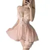 Lencería sexy estilo francés Night Cat, ropa de dormir sexy de encaje de deseo puro, camisola de malla transparente para mujer, vestido de noche, ropa para el hogar