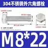 Ventas Directas de Fábrica M3-M12 GB 304 acero inoxidable Tornillo hexagonal exterior cabeza hexagonal tornillo hexagonal