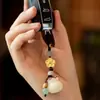 Cadena Creativa Nueva Hecha a Mano para Teléfono con Colgante de Bodhi, Llavero de Pareja de Alta Gama para Coche, Encanto de Bolsa de Bolsa de Dinero de la Suerte