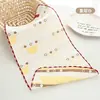 Toalla de Gasa Infantil de Seis Capas 25X50 Algodón Puro Tipo Jacquard para Bebé una Toalla Pequeña Toalla para Babas de Bebé de Guardería
