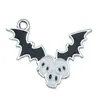 Pendente Transfronteiriço 125 Gotejante de Óleo Fantasma de Halloween Crânio Morcego Morte Pingente DIY Pulseira Chaveiro Joia Pingente
