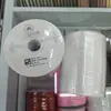 Cinta de satén de doble cara de 3 cm de ancho, 900 yardas, 3 cintas blancas estándar, 1 cinta negra, 1 cinta blanca, cinta A12 con acabado satinado