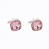 AliExpress Amazon Nuevos Gemelos Redondos de Cristal Diamantado Moda Piedra Preciosa Gemelos para Camisa