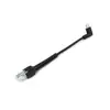 Cable adaptador de tipo C de 90 grados con flexión lateral a RJ50 macho para conexión de comunicación de equipos industriales, directo de fábrica