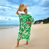 2024 Amazon comércio exterior transfronteiriço verão europeu e americano sexy praia blusa protetor solar cardigã férias biquíni blusa