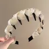 Elegante 2026 Novo Estilo Aro de Cabelo Não Apertado Acessório de Cabelo Estilo Coreano Faixa de Cabelo Maillard Presilha de Cabelo Versátil Vintage para Mulheres