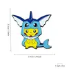 Broche de Aleación de Dibujos Animados de Pokemon Pikachu Insignia Periférica Linda de Anime Accesorio Creativo Unisex Transfronterizo