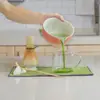 Set de Té Matcha Japonés con Gradiente Rosa, Set de Batidor de Matcha, Tazón de Matcha, Cuchara de Bambú, Colador, Paño de Té, Juego de 7 Piezas