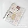 Livro de Armazenamento para Nail Art, Livro de Coleção de Nail Art, Painel de Exibição A4, Caixa de Armazenamento, Cartão de Cores, Painel de Exibição para Nail Art