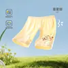 Shorts de Bebê Meninos e Meninas com Abertura no Gancho Calças para Bebês e Crianças Pequenas Malha Algodão Puro Verão Estilo Fino Pijama Infantil para Casa Roupa Externa