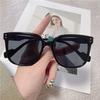 Nuevas Gafas de Sol Cuadradas de Moda Xiaohongshu para Rostros en Forma de Diamante, Efecto Adelgazante para Hombres y Mujeres, Gafas de Sol Estilo Ins para Proteger del Sol en el Trayecto Diario Uv400