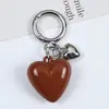 Chaveiro em Forma de Coração Novo Estilo Transfronteiriço DIY Colorido Criativo Pingente de Decoração para Bolsa e Garrafa de Água de Casal Venda por Atacado