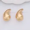 Pendientes de aguja de plata S925 con gota de pegamento CCB estilo europeo y americano, círculo geométrico en forma de C, joyería para orejas elegante, simple y personalizada de celebridad de internet