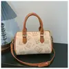 Bolsa tipo almohada de alta gama transfronteriza para mujer, nuevo modelo 2026, estampado de dibujos animados, bolso de mano versátil, bolso de hombro, bolso Boston cruzado
