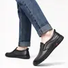 Zapatos para Hombre al por Mayor, Ligeros, Cómodos, Modernos, Zapatos Casuales Versátiles, Zapatos de Conducir de Suela Blanda, Zapatos Planos sin Cordones tipo Papá