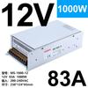 Fuente de Alimentación Conmutada de Alta Potencia 220 a DC Shenzhen Mingwei Ms-1000W-24V40A12V36V48V20A