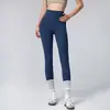 Pantalones de Yoga Elásticos Cómodos de Estiramiento Cintura Alta Control de Abdomen Levantamiento de Glúteos Específicos para Entrenamiento de Pilates y Deportes