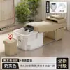 Cama de Champú Terapéutica para la Cabeza de Fibra de Vidrio al por Mayor para Exportación Transfronteriza, Cama Integrada Especializada con Circulación de Agua, Vaporización y Masaje para Salones de Belleza