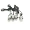 Tapón anal eléctrico bipolar, tapón vaginal, dispositivo de autoplacer para alcanzar el orgasmo, tapón anal de metal, vibrador bipolar, juguete sexual para adultos