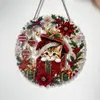Atrapasoles de Arte Diamante Navideño Pintura Estilo Diamante Acrílico Navideño F