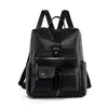 Mochila Retro Transfronteriza para Mujer 2026 Nuevo Estilo Piel Suave de PU de Alta Gama Gran Capacidad para Negocios, Viajes y Uso Diario