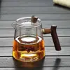 Nuevo Set de Té Kung Fu con Separación de Agua para Uso Doméstico 2024 Set para Infusión de Té de Flores Tetera de Vidrio Resistente a Altas Temperaturas