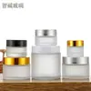 En stock botella de vidrio para crema esmerilada de 50g botella de vidrio botella de vidrio para crema esmerilada de 30g botella para cosméticos botella para cuidado de la piel