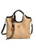 Bolsa de grande capacidade para comércio exterior feminina outono e inverno retrô 2024 nova bolsa casual multifuncional bolsa transversal bolsa de trabalho para deslocamento