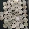 Copos de Nieve Polvo Fantasma Perlas de Cristal Hecho a Mano DIY Accesorios de Perlas Redondas Pulsera de Perlas Individual Tejido Múltiples Gemas