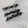 Pinza para el pelo con trenza de doble capa para princesa perezosa, tocado estrella para la frente, mechones laterales, pinza de pico de pato, pinza para el flequillo, pasador de pelo para mujer