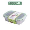 Acero Inoxidable Material 304 Caja para Comida Fresca Comida Empaquetada Caja para Comer Caja de Almacenamiento de Frutos Secos Transfronteriza Caja Redonda Doméstica para Conservar Fresco