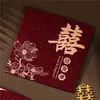 Novo Estilo Envelope Vermelho Quadrado Especial de Casamento Bloqueador de Porta tamanho pequeno Criativo Mini Plugue Porta Casamento Luz Luxo Caractere Feliz Selo Leigh