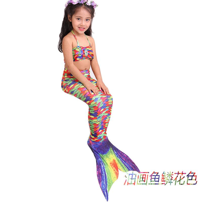 油画鱼鳞花色07