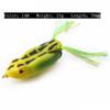 Fábrica por atacado cross-border flat-billed thunder frog 15g70mm Luya isca falsa investimento de longa distância duplo gancho simulação sapo artes de pesca