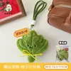 Pingente de Pelúcia Original Folha de Toranja Tengyi para Meninas Afastar o Mau Agouro, Pingente de Brinquedo de Pelúcia, Decoração de Bolsa, Pequeno Ornamento