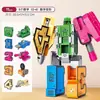Juguete de Rompecabezas Digital de Deformación Oversize para Niños Robot de Ensamblaje Rompecabezas Bloques de Construcción Regalo para Niños y Niñas