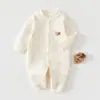 Monos Acolchados de Algodón de Aire para Bebés de Otoño e Invierno Ropa Caliente para Recién Nacidos Ropa para Bebés de Hombres y Mujeres Categoría a de Algodón Puro
